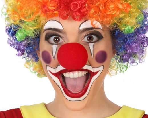 Nariz De Payaso Rojo 8686