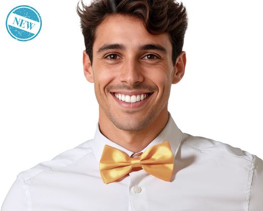 Pajarita Doble Dorado 83642