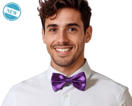 Pajarita Doble Morado 83640
