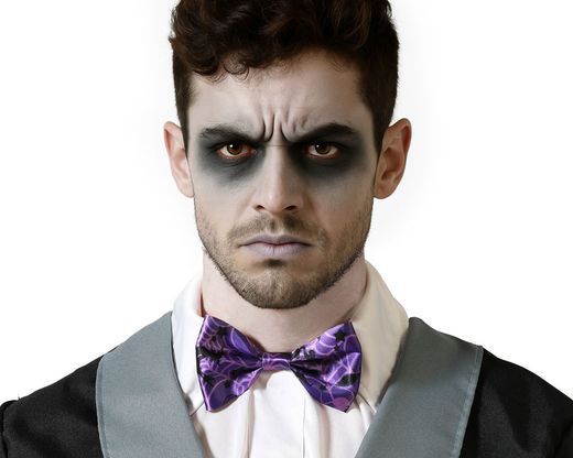 Pajarita Halloween Morado