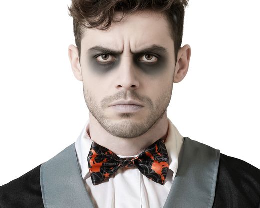 Pajarita Halloween Negro