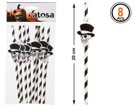Pajillas 25X13Cm Carton 8 U