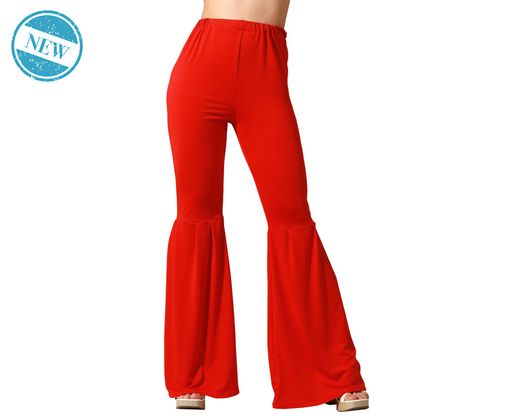 Pantalon Campana Disco Rojo 84044