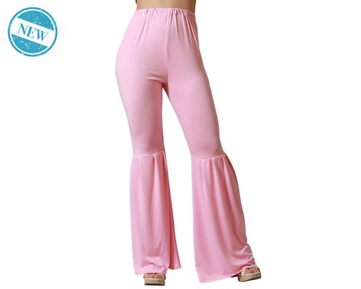 Pantalon Campana Disco Rosa 84043