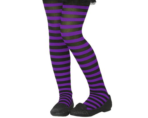 Pantys Rayas Morado Niño T. Unica 59297