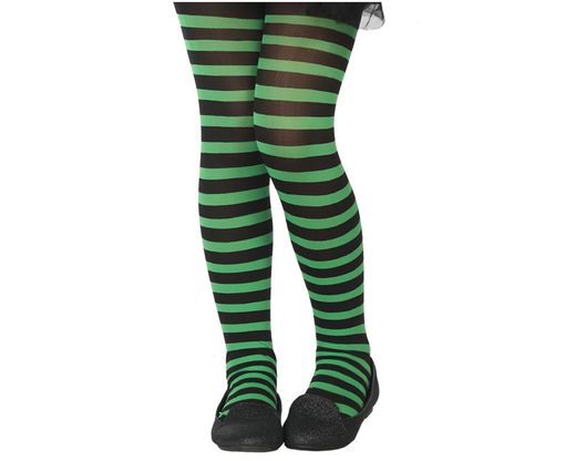Pantys Rayas Verde Niño T. Unica 59298