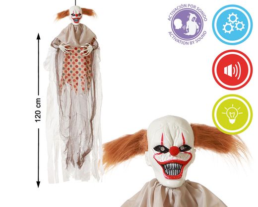Payaso 120X70X12Cm Luz / Sonido / Movimiento