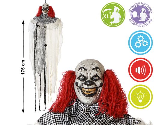 Payaso 175 Cm Luz / Sonido / Movimiento