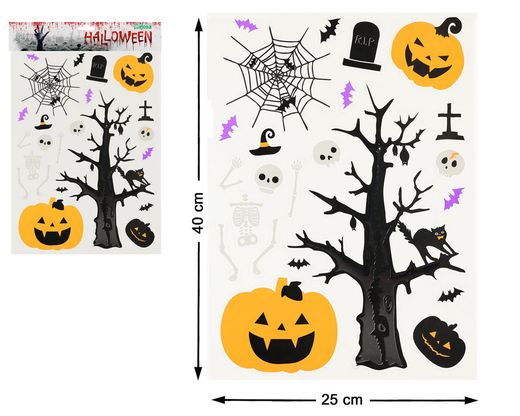 Pegatina Halloween 25*40 Cm Para Pared
