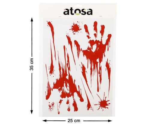 Pegatina Halloween 35X25Cm Manos