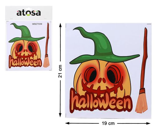 Pegatina Halloween Calabaza