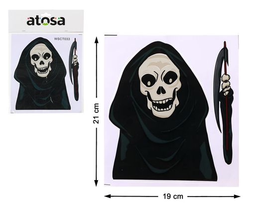 Pegatina Halloween Muerte
