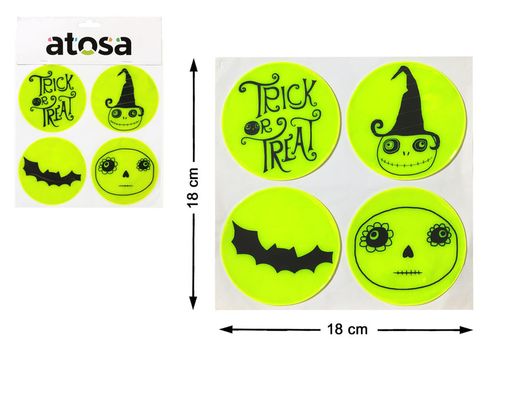 Pegatina Halloween Reflectante 4 Piezas