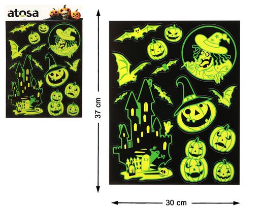 Pegatinas 37X30 Cm Halloween Glow In The Dark