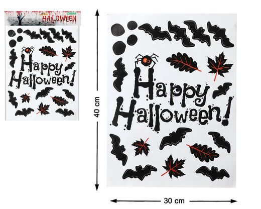 Pegatinas 40X30 Cm Halloween Negro