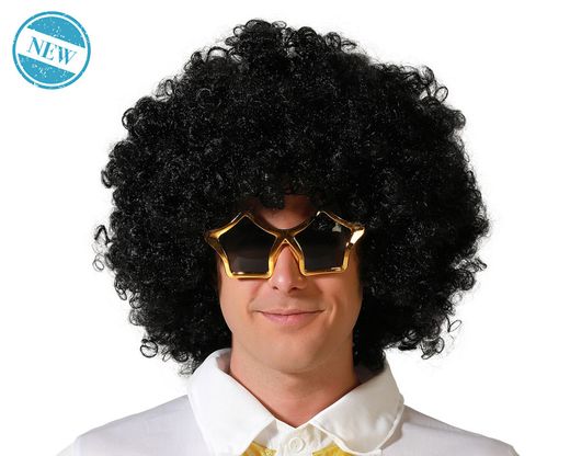 Peluca Afro Morena 180G 80251