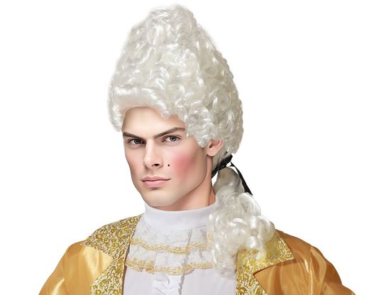 Peluca Epoca Blanco 180G 77682