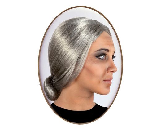 Peluca Gris 130G 83671