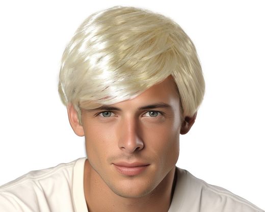 Peluca Lisa Corta Rubia 77886