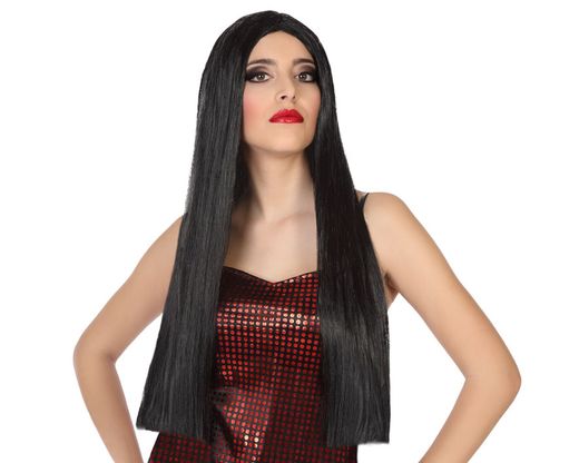 Peluca Lisa Larga 60 Cm Morena 120G 83694