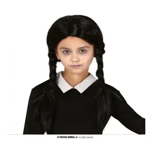 Peluca Miércoles infantil