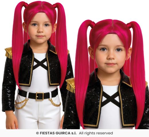 Peluca Mira K-POP infanril