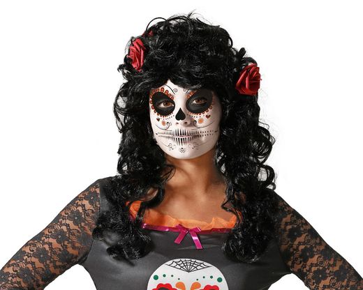 Peluca Muerte Mexicana 140G 82444