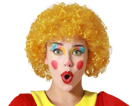 Peluca Payaso Amarillo 60 Gr 83662