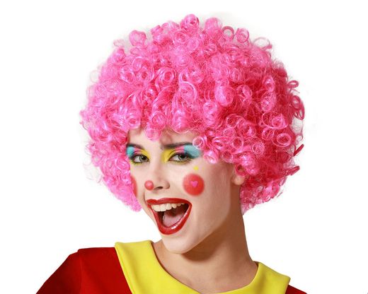 Peluca Payaso Fucsia 60 Gr 83668