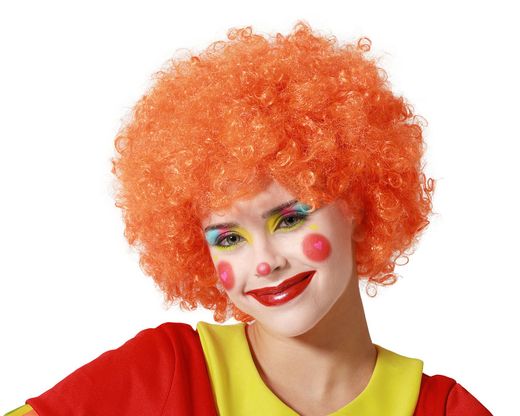 Peluca Payaso Naranja 60 Gr 83667