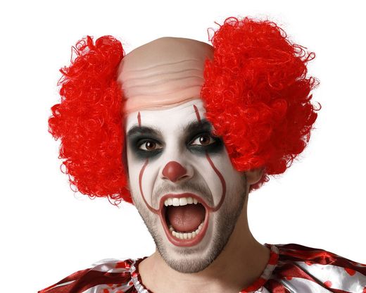 Peluca Payaso Rojo 100Gr 82206