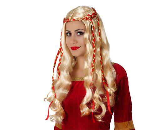 Peluca Trenzas Rubia 31803
