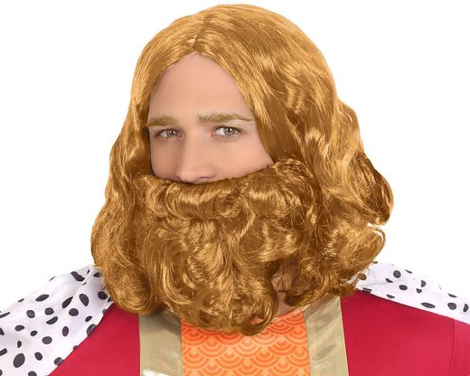 Peluca Y Barba Rubia 80227
