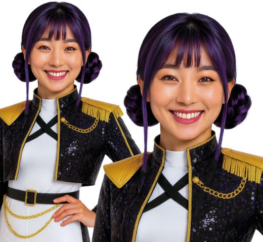 Peluca ZOEY K-POP adulta