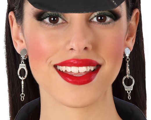 Pendientes Esposas Plateado 63233