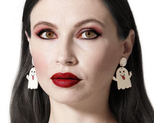 Pendientes Fantasma Blanco