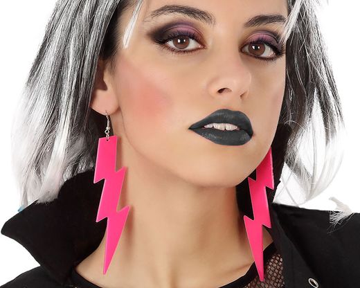 Pendientes Neon Rosa 63629