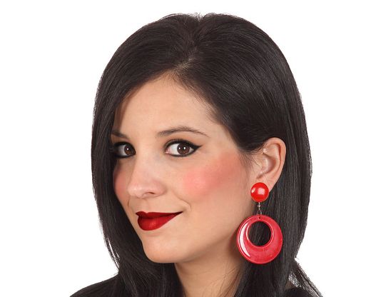 Pendientes Rojo 63592
