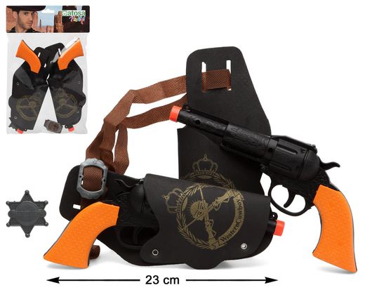 Pistolas 30X20Cm Cartuchera Negro 83262
