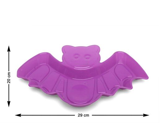 Plato 20X29X3 Cm Murcielago Morado