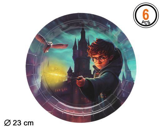 Plato 23 Cm Carton Mago 6 U