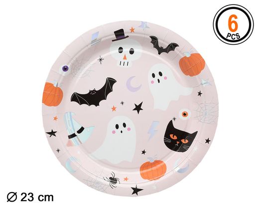 Plato 23Cm 6 Pcs