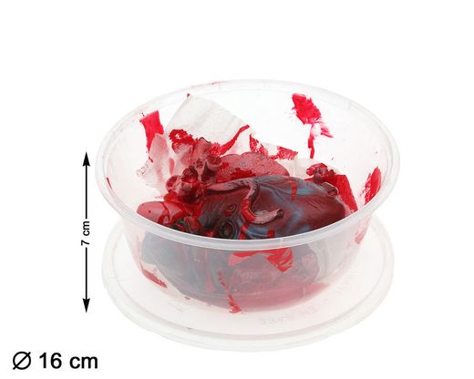 Pvc Corazon  16 X 7 Cm Despojos Humanos