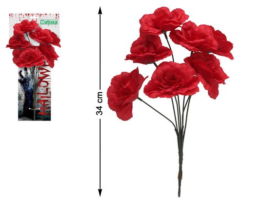 Ramo De Flores 34 Cm Rojo