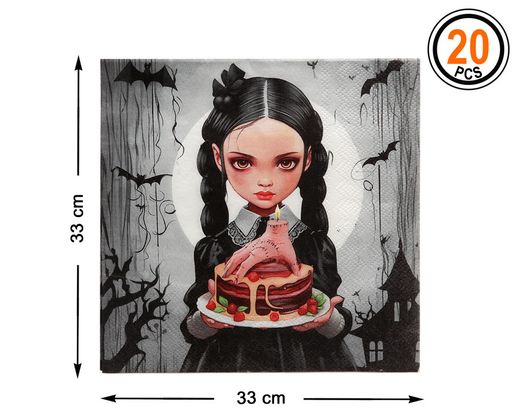 Servilletas 33X33Cm Niña Muerta 20 U
