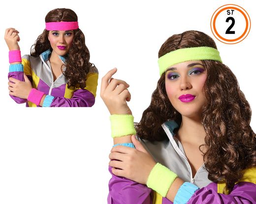 Set Cinta Con Muñequeras 2St. 3 Pcs 66564