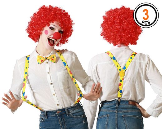 Set De Payaso Multicolor 3 Unidades 74894