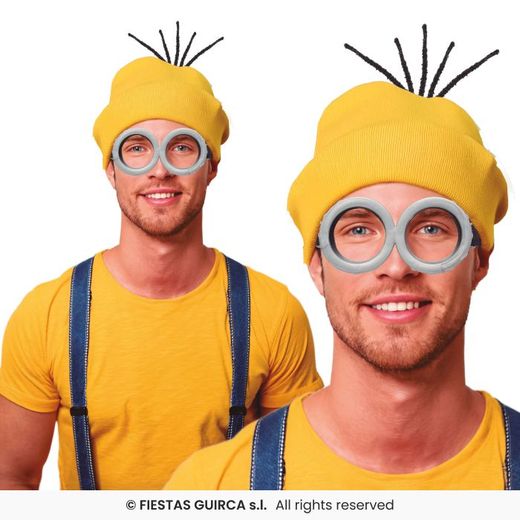 Set gorro gafas Minions