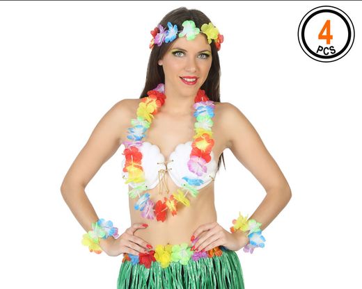 Set Hawai Multicolor 4 Unidades 38718