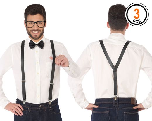 Set Tirantes Y Gafas Negro 67124